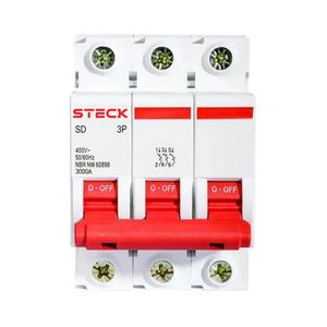 Disjuntor Trifásico 100A 3P CURVA C 10KA Steck SDD3C100
