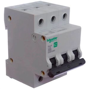 Disjuntor Easy9 3P 6A Curva C - 3000A Schneider Electric EZ9F33306