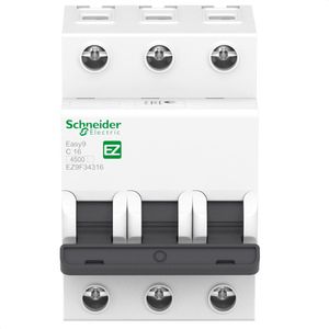 Disjuntor Easy9 3P 40A Curva B - 3000A Schneider Electric EZ9F13340