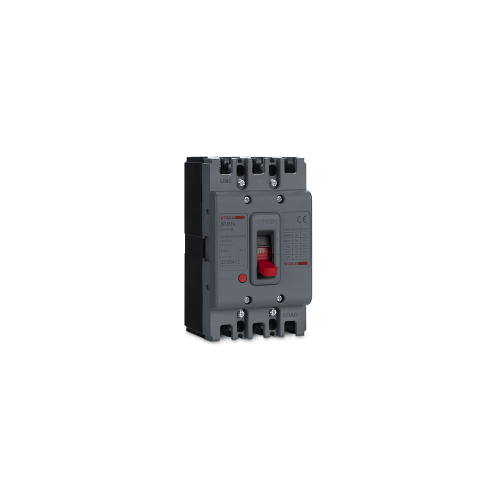 Disjuntor Tripolar 16A SERIE S63 690V Steck SDJS16 - Steck