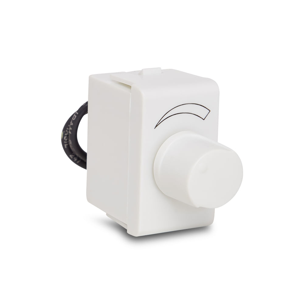 Modulo Variador Dimmer Luminosidade 300W Lunare Branco 127V 250V Schneider Prime