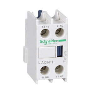 Bloco Aditivo De Contato Auxiliar Instantâneo Frontal 1Na+1Nf Contator LADN11 Schneider Eletric