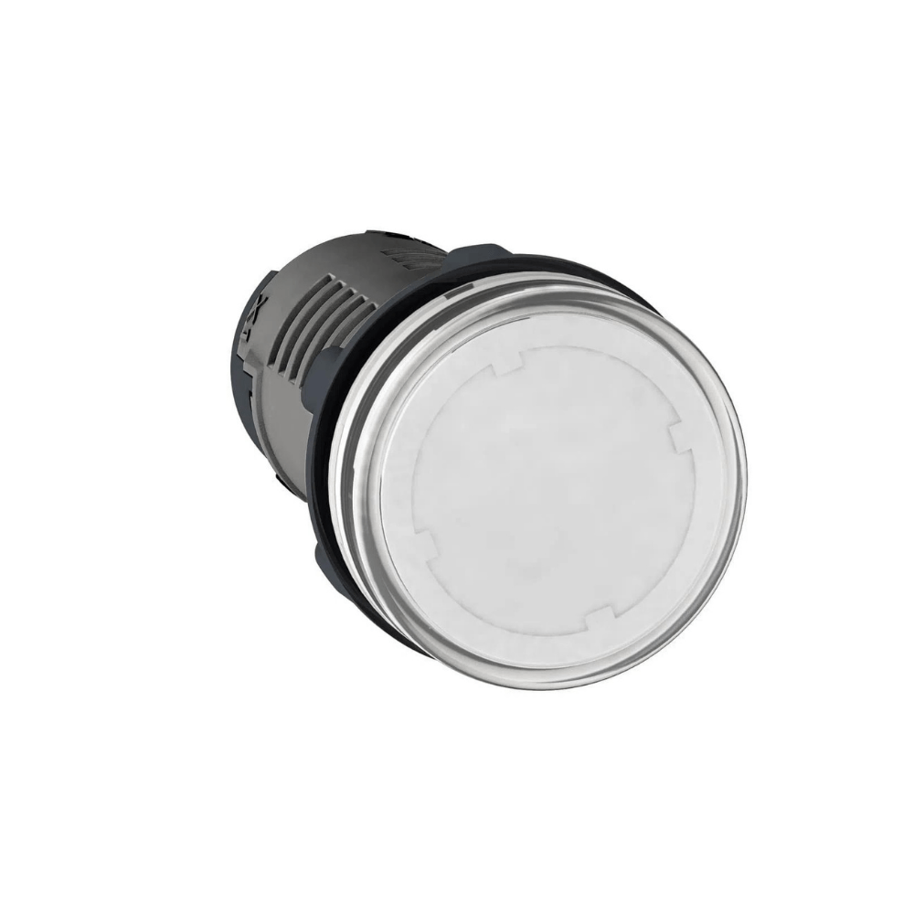 Sinaleiro Redondo 22Mm Monobloco Led 24V Branco Xa2Evb1Lc Plástico Schneider