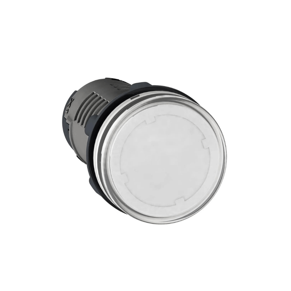Sinaleiro Redondo 22Mm Monobloco Led Branco Xa2Evf1Lc Plástico Schneider