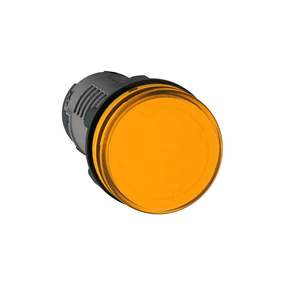 Sinaleiro Redondo 22Mm Monobloco Led 24V Amarelo Xa2Evb5Lc Plástico Schneider Eletric