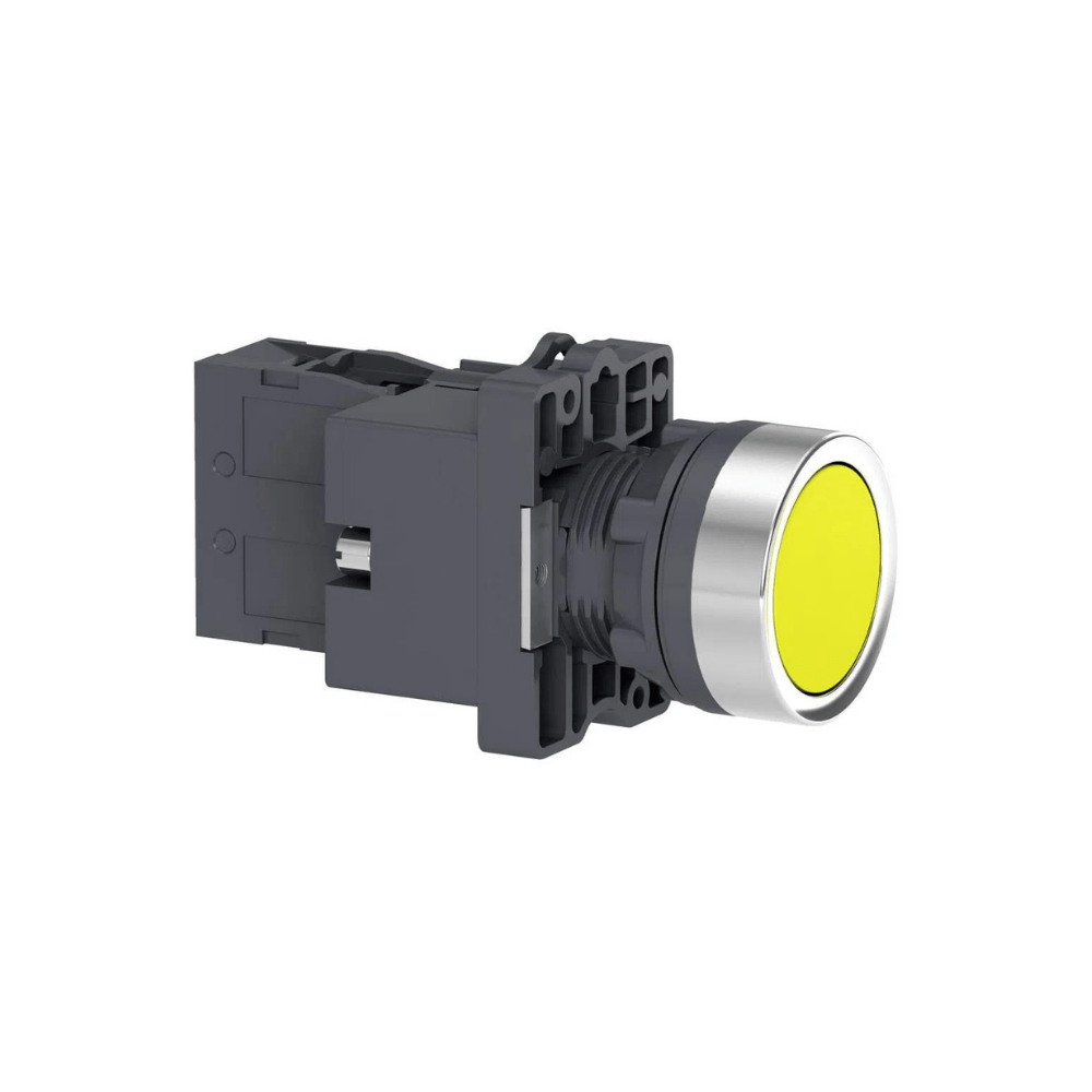 Botão 22Mm 1Na Led 24V Amarelo Iluminado Xa2Ew35B1 Plástico Schneider