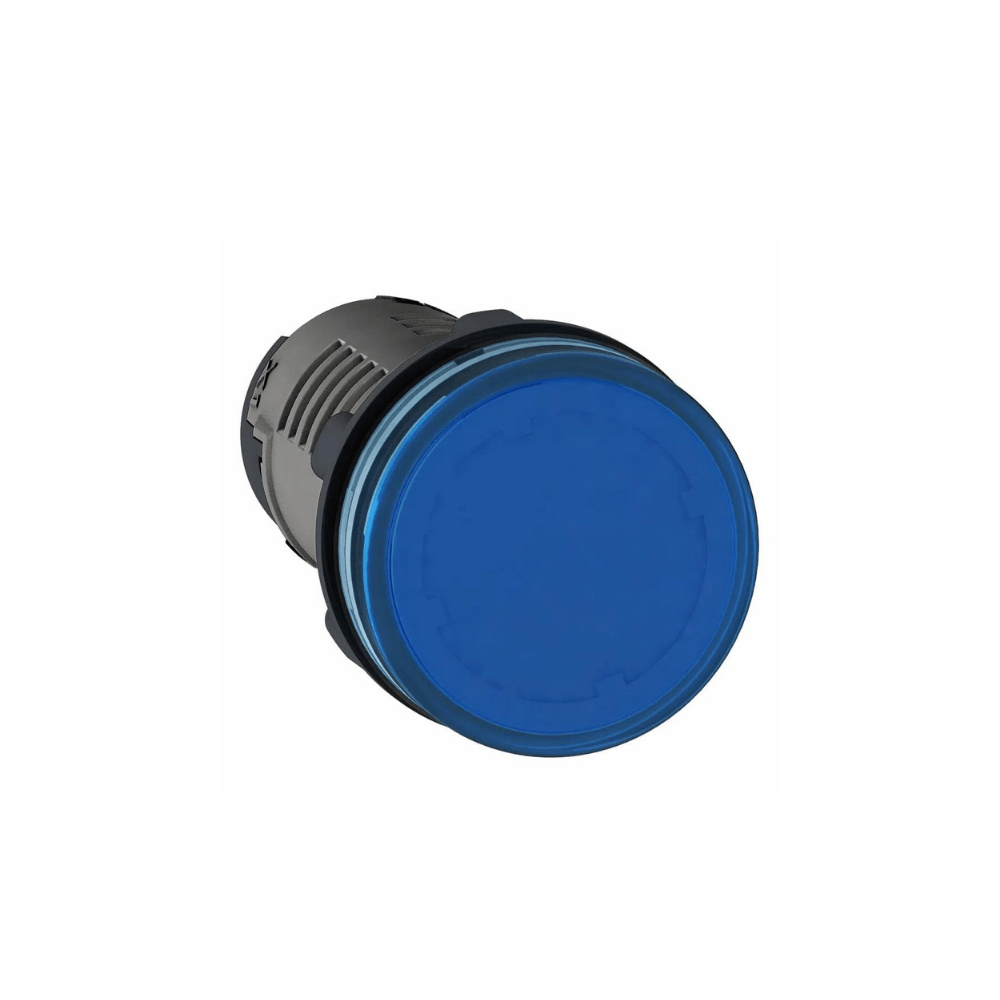 Sinaleiro Redondo 22Mm Monobloco Led Azul Xa2Evm6Lc Plástico Schneider
