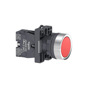 Botão 22Mm 1Nf Vermelho Impulsão Xa2Ea42 Plástico Schneider Eletric