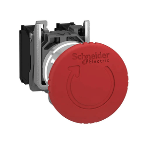 Botão 22Mm Metálico Emergência Cogumelo 40Mm Vermelho Na+Nf XB4BS8445 Schneider Eletric