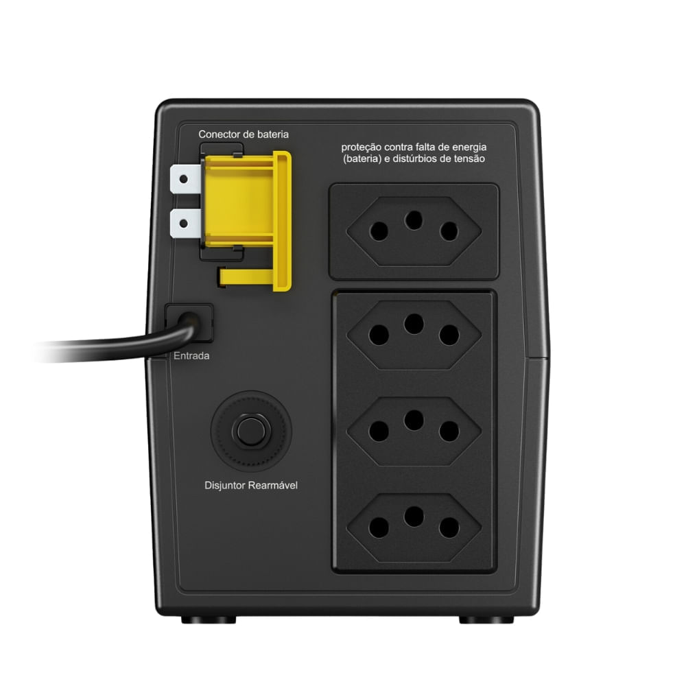 Nobreak APC Back-UPS 600VA 360W Entrada Bivolt 115V/220V Saída 115V Bvx600Bi-Br Schneider