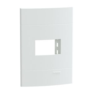 Placa+Suporte 4X2 De 1 Posto Branca Fosca, Schneider Electric, S421217