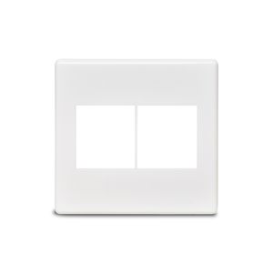Placa 4X4 Stella 2+2 Módulos Centrais Steck 869019
