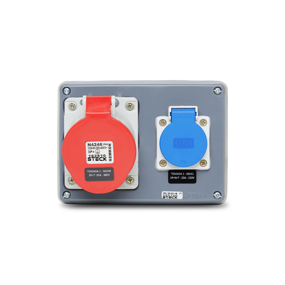 Qd.Tom Ind + Nbr 1Xn4246 1Xs8641 Ip40 Steck S304124 - Steck