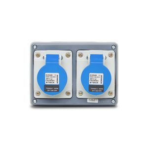 Quadro Tomada Industrial 2Xn3046 Ip44 Steck S304128