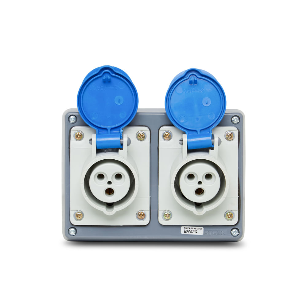 Qd Tom Ind 2Xn3046 Ip44 Steck S304128 - Steck