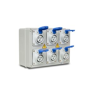 QuadroTomada Industrial 6Xn3046 Ip44 Steck S322101