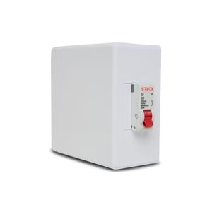 Caixa Sob Pratika Box C/Tom 2P+T 20A C/Disj 1P 20A Steck Spr2020M