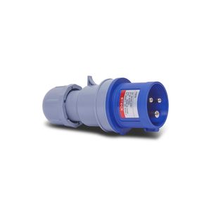Plugue Triton 2P+T 16A 200/250V 6H Az Ip44, Steck, H3076