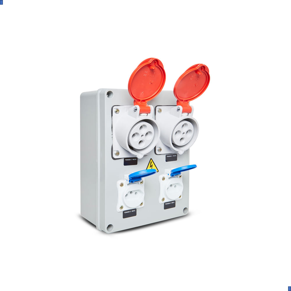 Qd Tom Ind+Nbr 2Xn4246 2Xs8641 Ip44 Steck S231133 - Steck