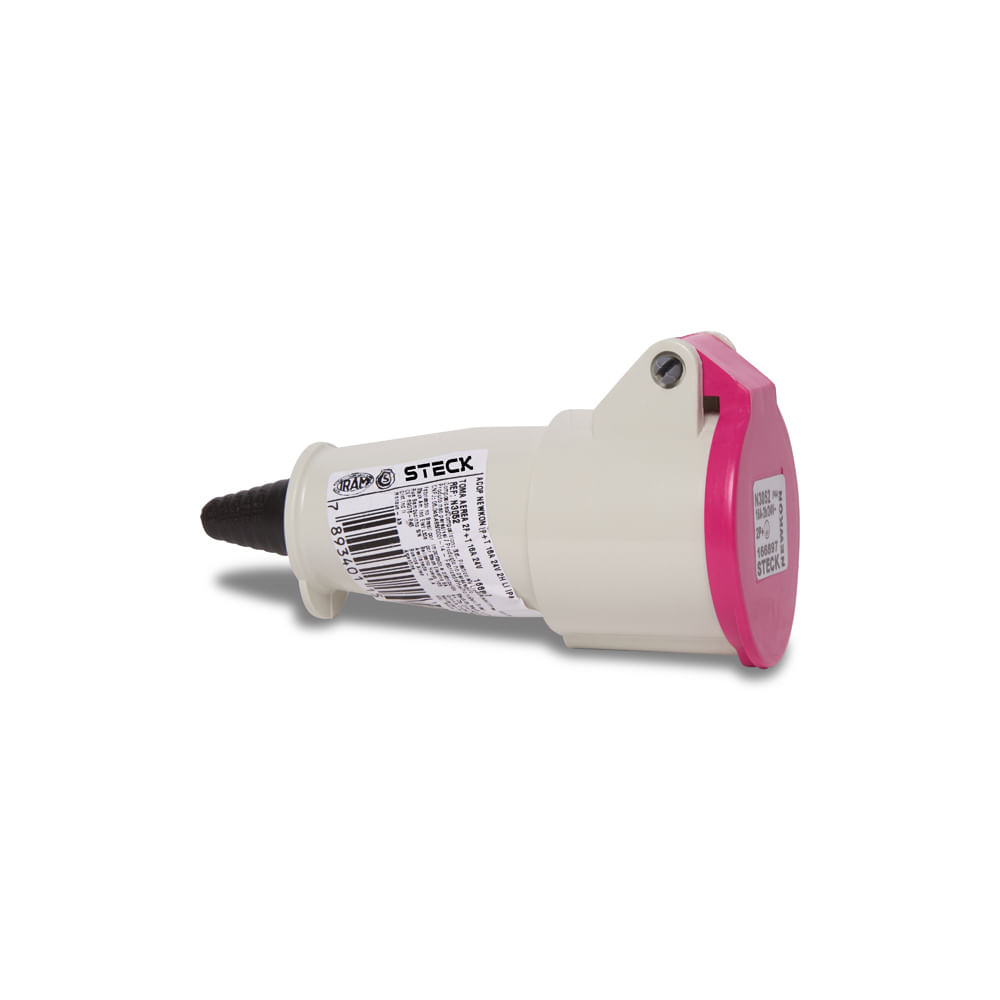 Acoplamento Newkon 2P+T 32A 24V 2H Ip44 Steck N3252 - Steck
