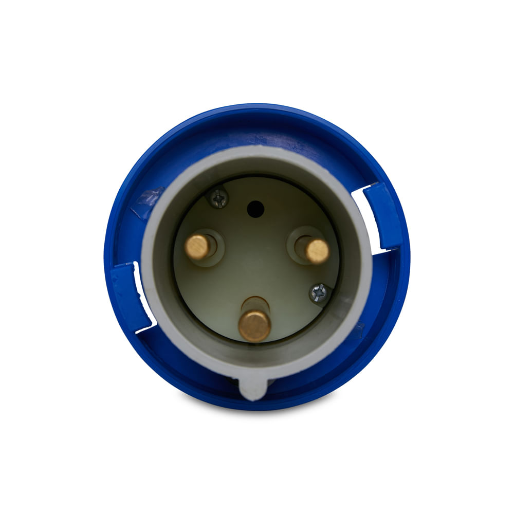 Plug Newkon 2P+T 63A 200/250V 6H Az Ip67 Steck N3576 - Steck