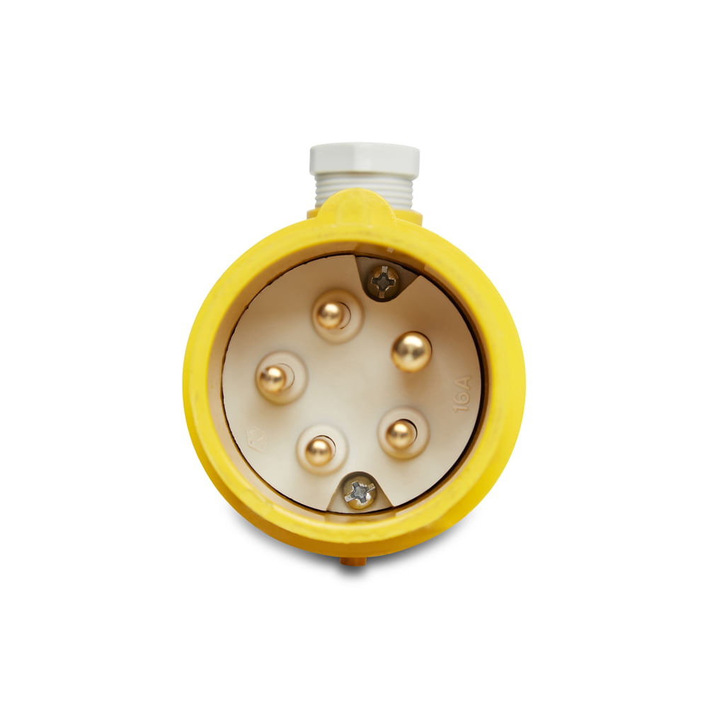 Plug Brasikon 90 5P 16A 100/130V 4H Am Steck S11632 - Steck