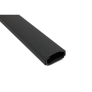 Canaleta oval preta 22x10 com fita , Schneider Electric, DXN10481