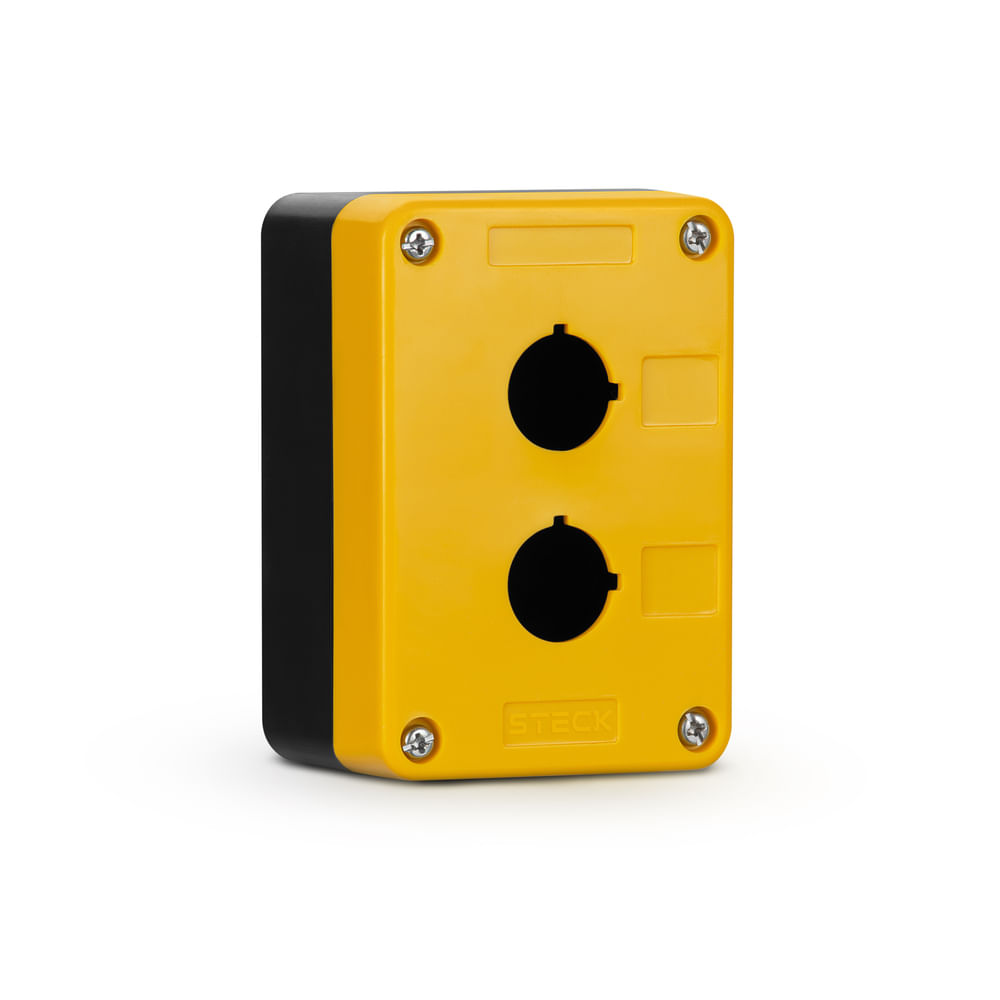 ■mini Caixa Botoeira Box Botton 110X75X57.5Mm 2X22.5Mm Ip65 Steck Sq2K