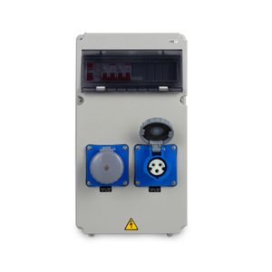 Quadro Tomada Industrial S1812Gmd Dr 2P 40A/30Ma 2X3046W Disj Steck S1812147