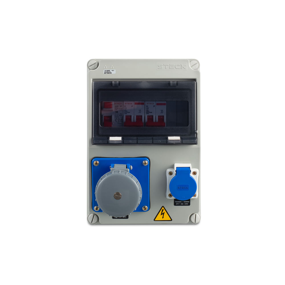 Qd.Tom Ind + Nbr Idr40A S3046W S8641 Ip44 Steck S188P101 - Steck