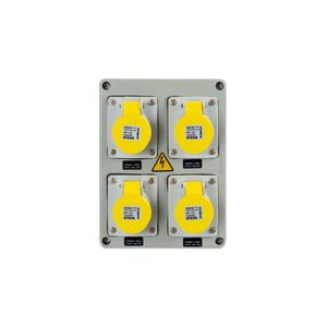 QuadroTomada Industrial 4Xn3044 Ip44 Steck S231100