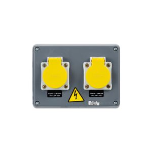 Quadro Tomada Nbr 2Xs8641Am Ip44 Steck S304110
