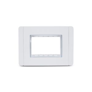 Placa Cover Frame 4X2 Para Area Umida 3 Módulos Ip55 Branca Schneider Electric S731103554