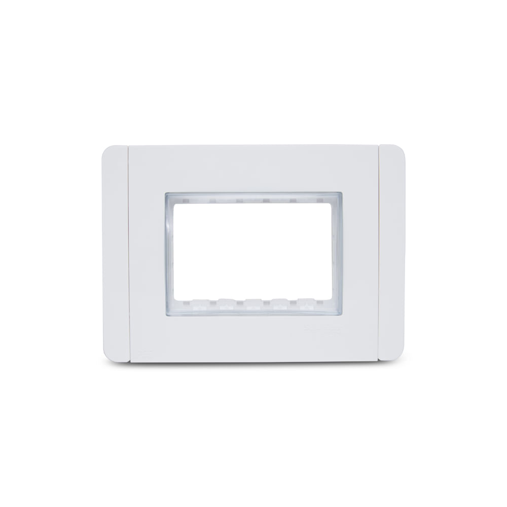 Placa 4X2 Para 3 Módulos Para Áreas Umidas Branco IP55 S73110355 Orion Schneider