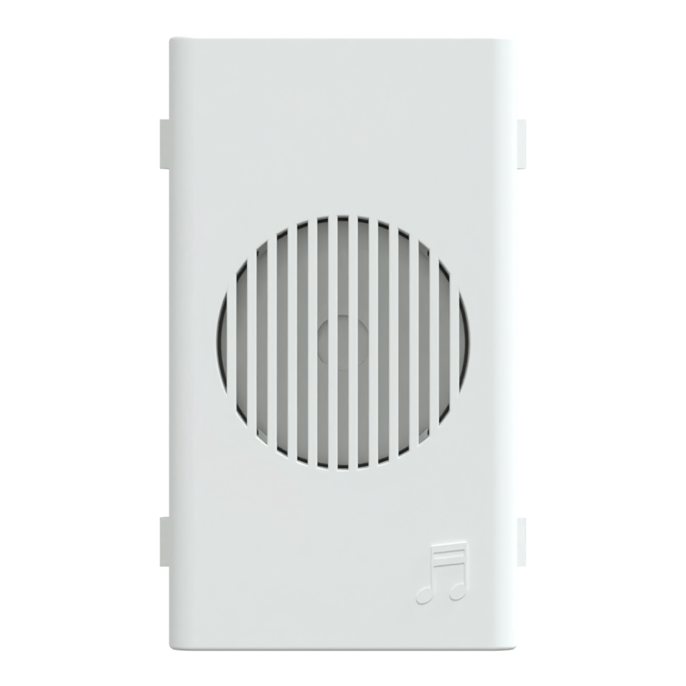 Módulo Campainha Elétrica Bivolt 2 Tons 3 Módulos S403207 Branco Fosco Lunare Up Schneider