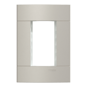 Placa+Suporte 4X2 De 3 Postos Dourada, Schneider Electric, S421233