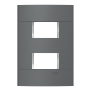 Placa+Suporte 4X2 De 2 Postos Separados Onix, Schneider Electric, S421228