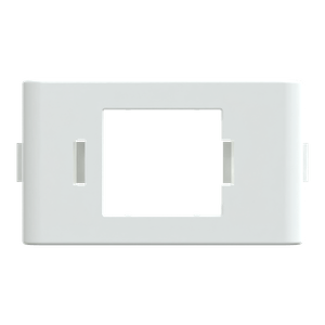 Modulo Adaptador Para Conector Rj45 Keystone 1M Branco Brilhante - Embalagem Com 2 Peças, Schneider Electric, S404300