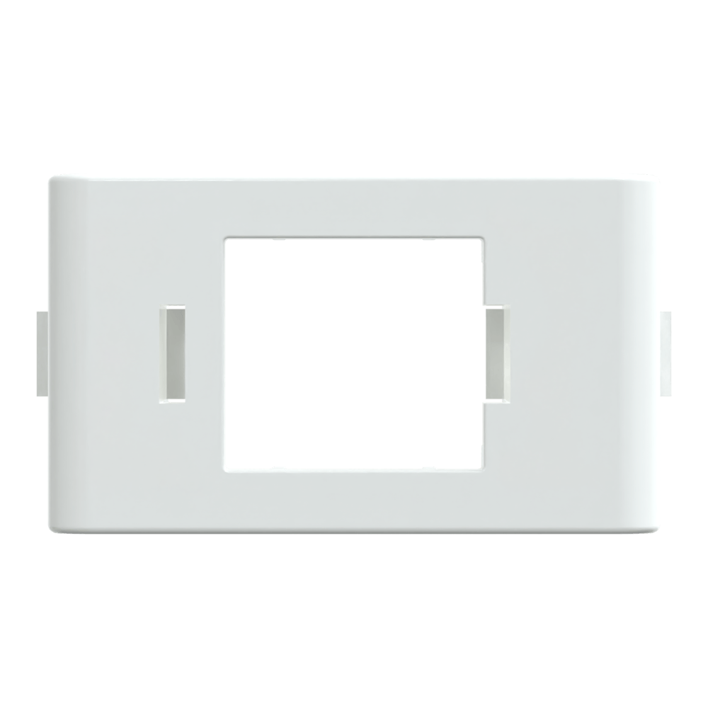 Módulo Adaptador Conector Rj45 Keystone Branco Brilhante S404300 Lunare Up Schneider