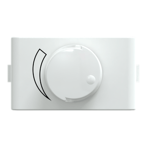 Modulo Dimmer Rotativo 127V 300W Para Lampadas Resistivas 1M Branco Brilhante, Schneider Electric, S405100