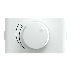 Modulo Dimmer Rotativo 220V 600W Para Lampadas Resistivas 1M Branco Fosco, Schneider Electric, S405117
