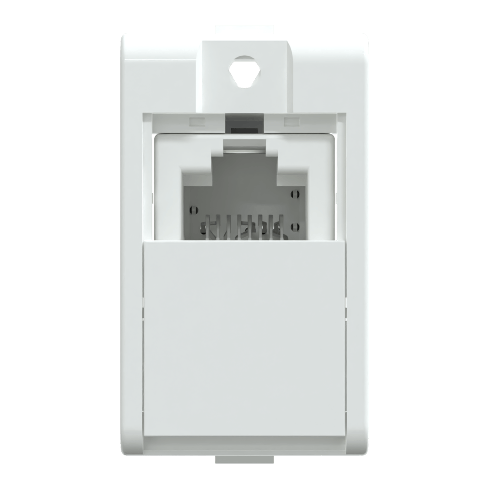 Módulo Tomada Informática Rj45 8 Fios Cat6E S402310 Branco Brilhante Lunare Up Schneider