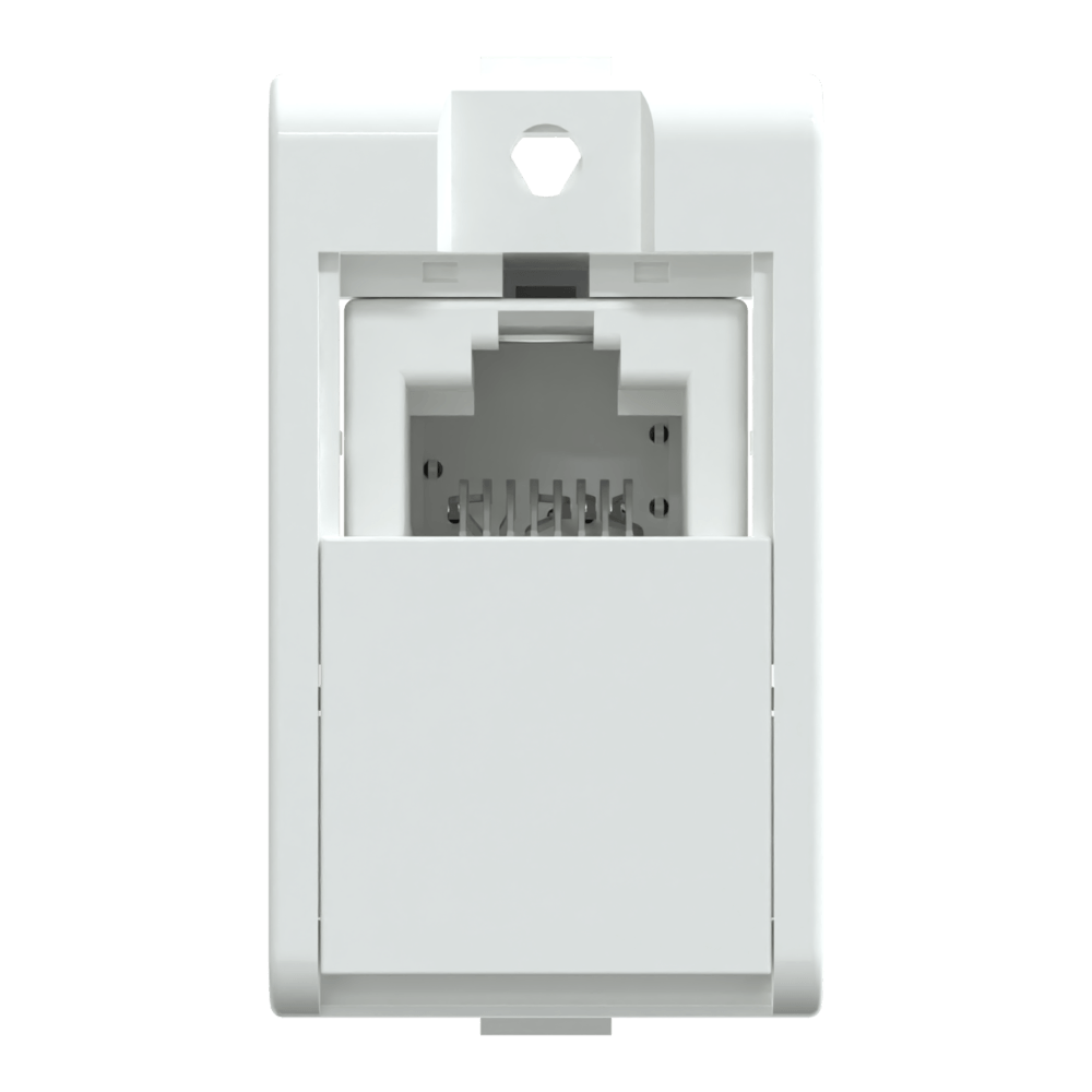 Módulo Tomada Informática Rj45 8 Fios Cat5E S402300 Branco Brilhante Lunare Up Schneider