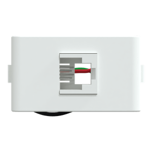 Modulo Tomada Rj11 - 4 Fios 1M Branco Fosco, Schneider Electric, S402217