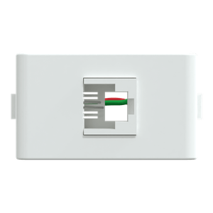 Modulo Tomada Rj11 - 2 Fios 1M Branco Brilhante, Schneider Electric, S402200