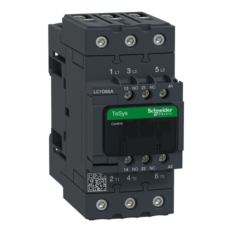 Contator-Tripolar-Tesys-Deca-Everlink-65A-1Na-1Nf-220Vca-Lc1D65Am7