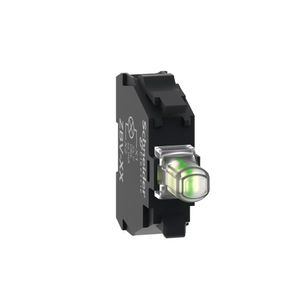Bloco de contato luminoso, LED universal, conector por parafuso, 110VCA