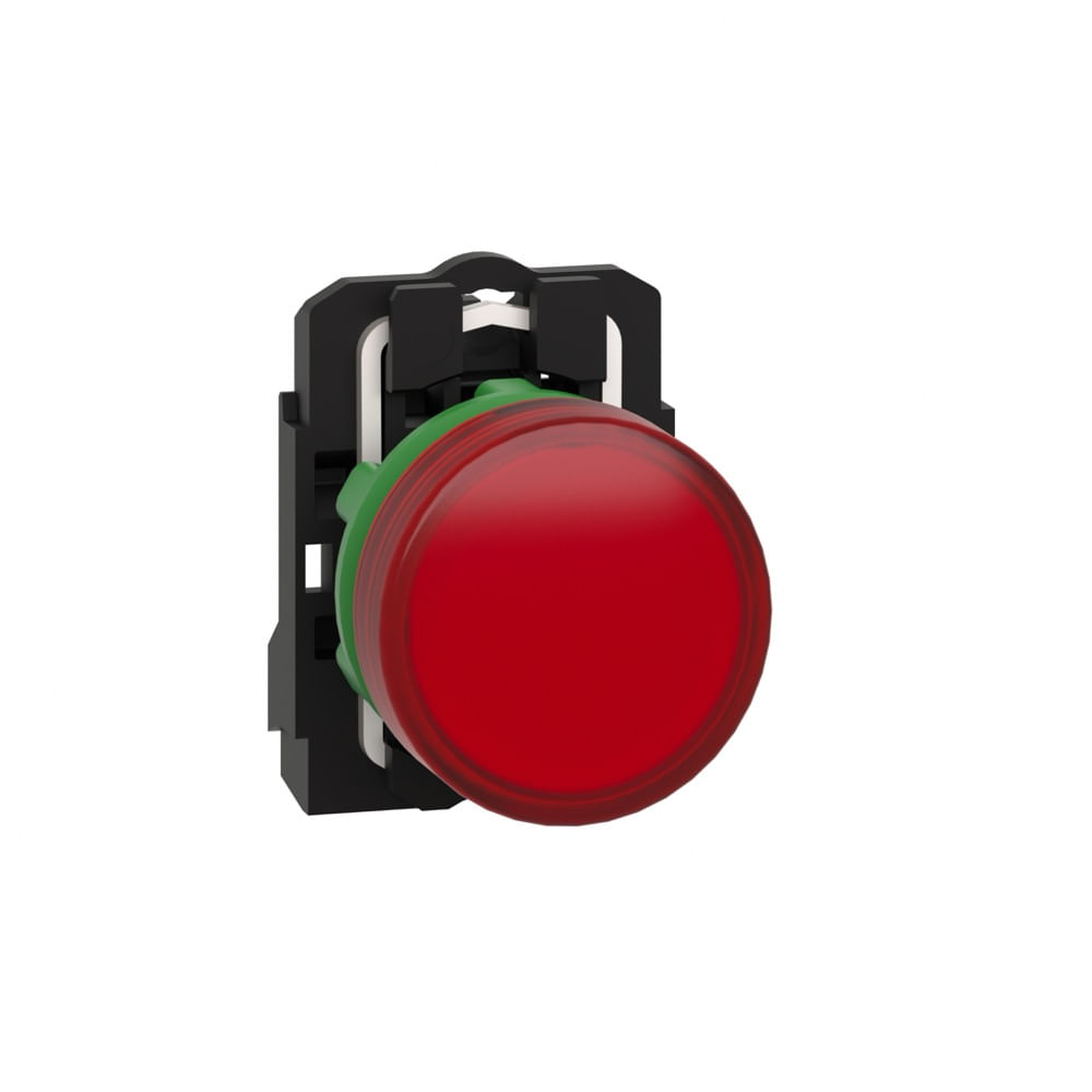 Sinaleiro Redondo 22Mm Xb5-Avb4 Led Vermelho 24V/Cc Schneider