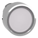 Cabecote-para-botao-luminoso-modular-Ø22mm-metalico-para-LED-integral-branco