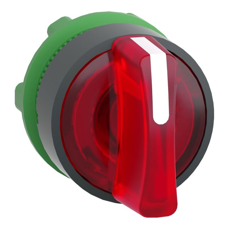 Cabecote-para-chave-seletora-luminosa-Ø22mm-plastico-3-posicoes-retorno-por-mola-vermelho